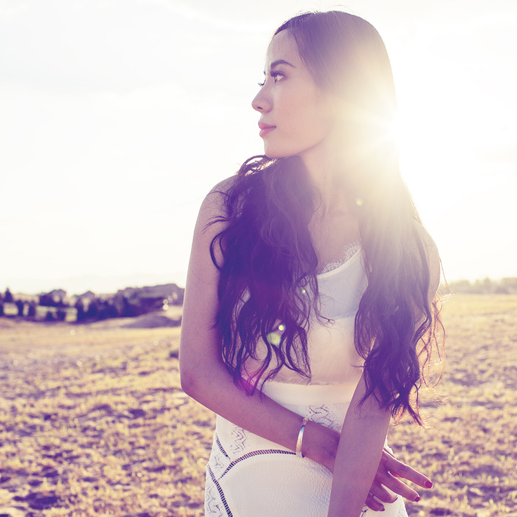 夕阳下的唯美写真