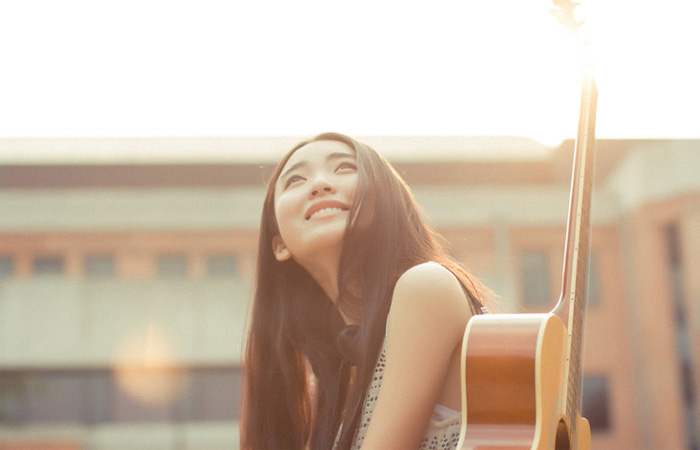 甜美女孩唯美写真