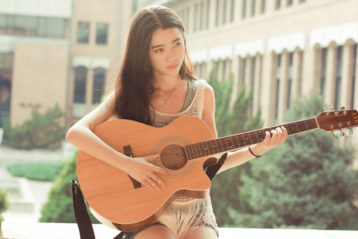 甜美女孩唯美写真