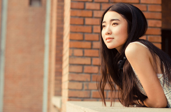 甜美女孩唯美写真