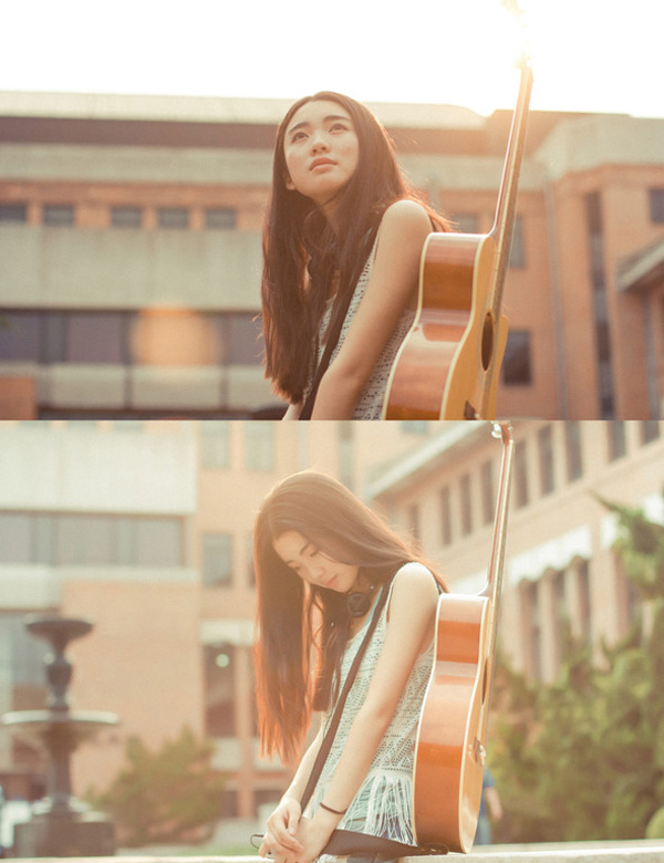 甜美女孩唯美写真