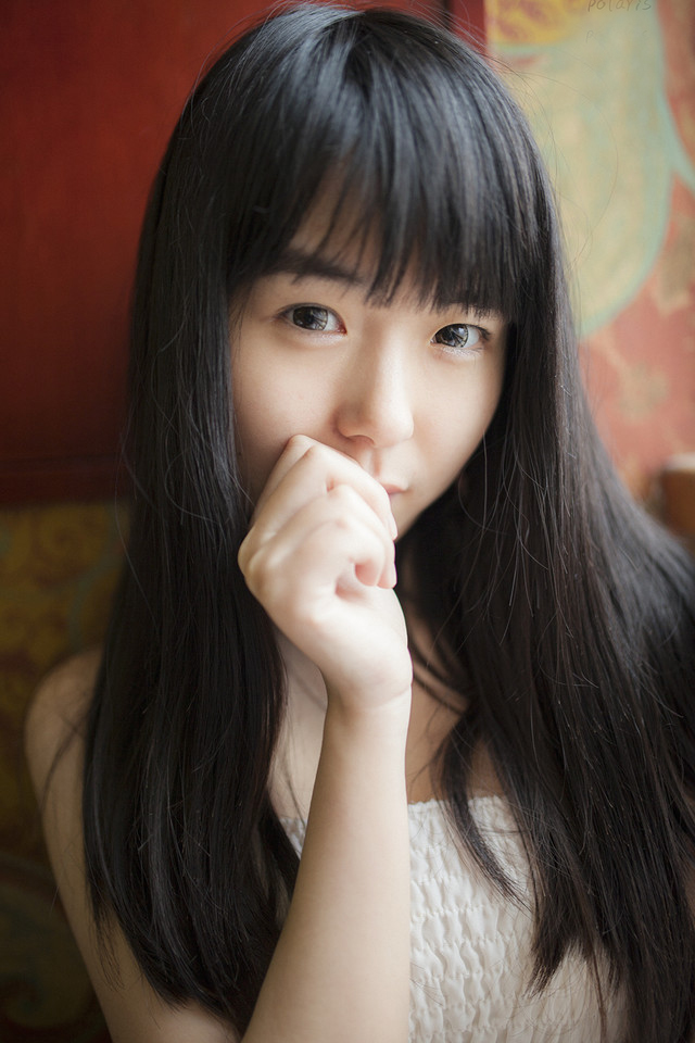 萌妹子的清新私房写真