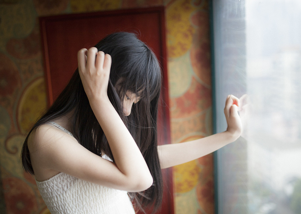 萌妹子的清新私房写真