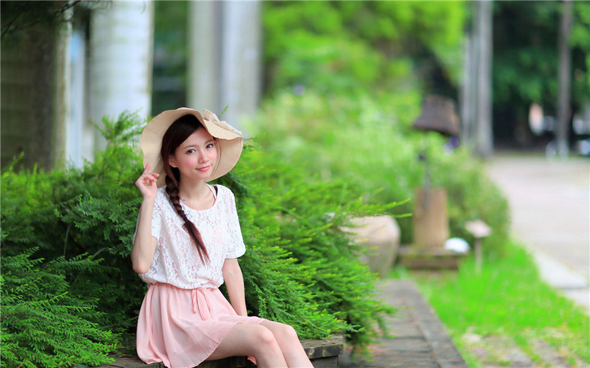 美女可艾阳光迷人清纯写真