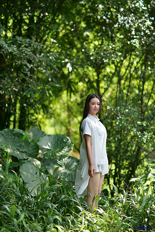 夏日清凉新模外拍