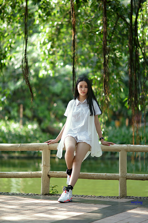 夏日清凉新模外拍