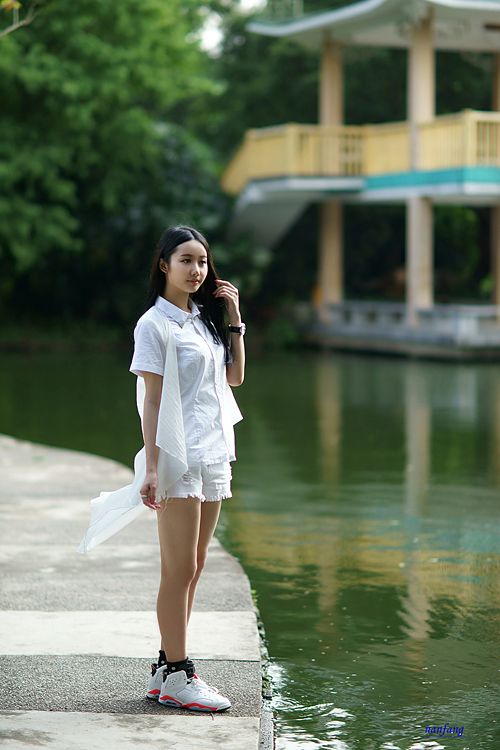 夏日清凉新模外拍