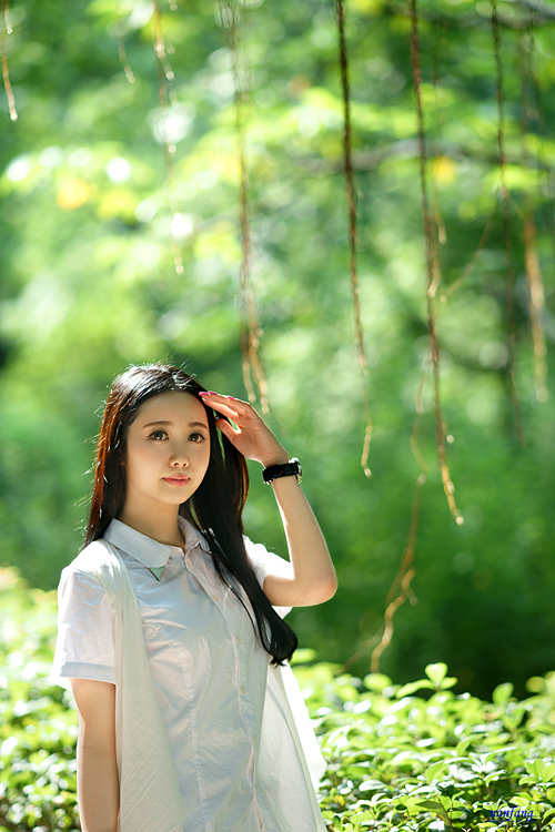 夏日清凉新模外拍