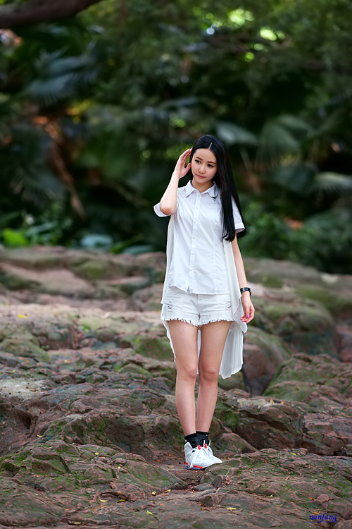 夏日清凉新模外拍