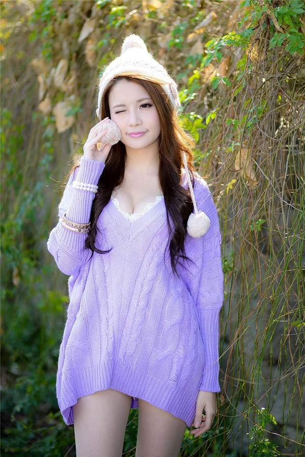 性感美女之紫色诱惑