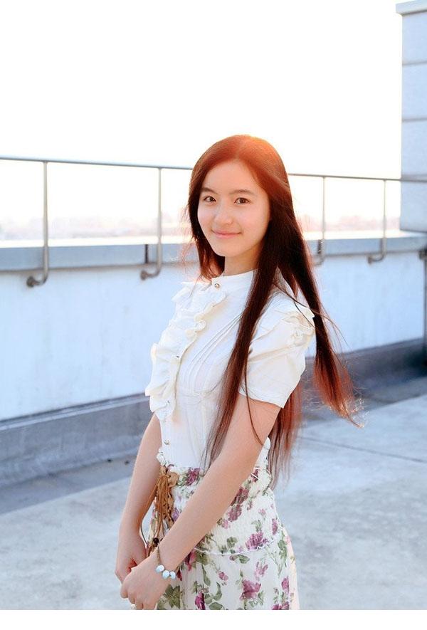 小清新抓住阳光的美丽