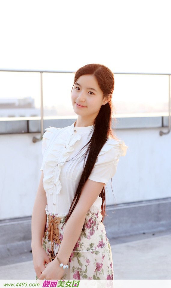 小清新抓住阳光的美丽