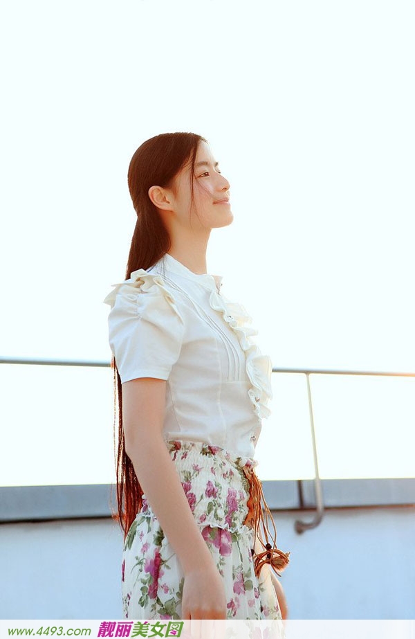 小清新抓住阳光的美丽