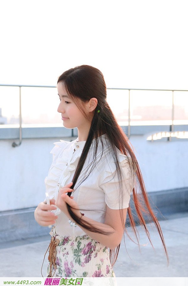 小清新抓住阳光的美丽