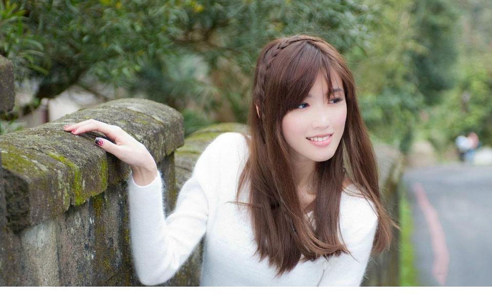 巧笑倩兮至真至纯靓女