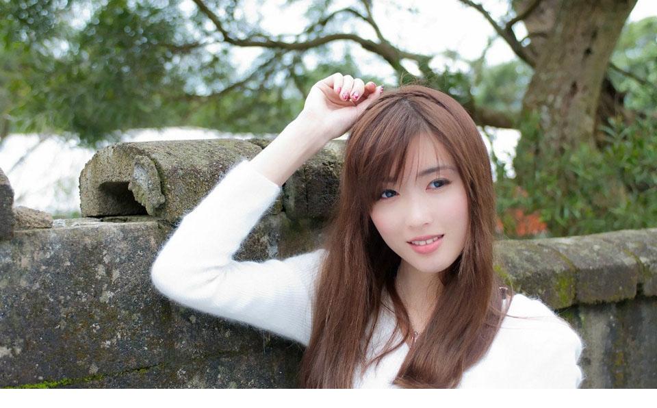 巧笑倩兮至真至纯靓女