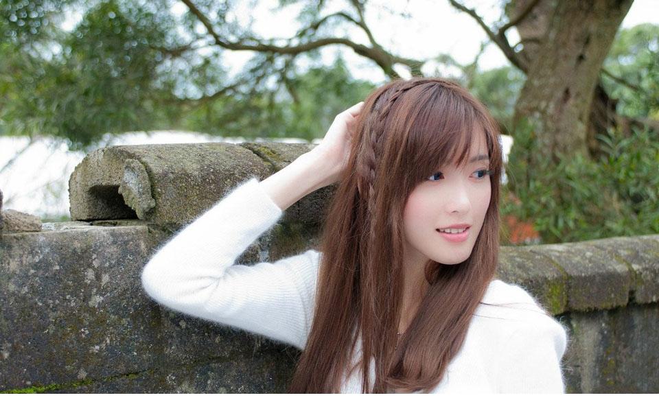 巧笑倩兮至真至纯靓女