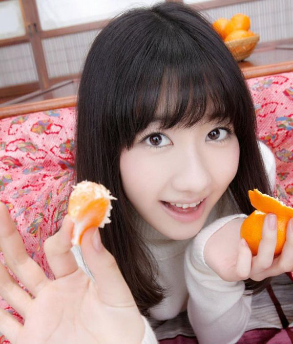 甜美美女嫩模柏木由纪写真