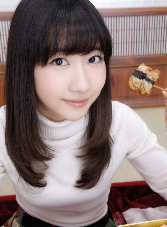 甜美美女嫩模柏木由纪写真