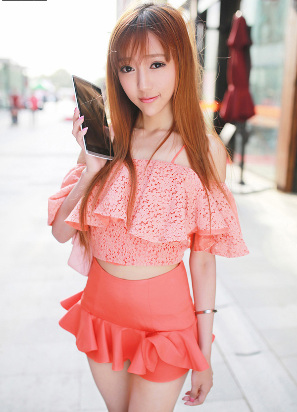 甜美女王唯美街拍