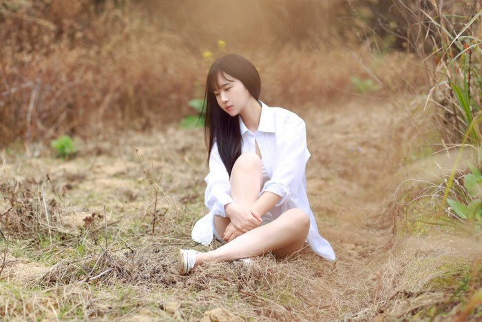 邻家清纯女生游湖私房照片