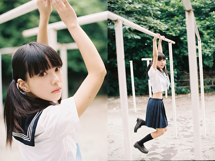 清纯校花夏日公园的愉悦