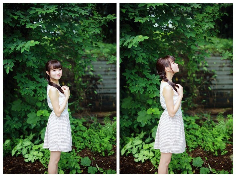 清纯MM美丽女生户外写真