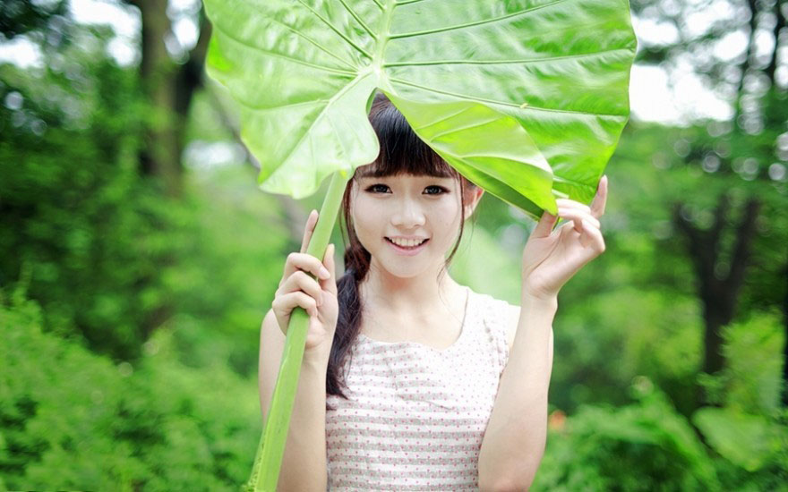 清纯MM美丽女生户外写真