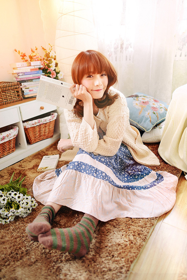 甜美田园美少女唯美写真