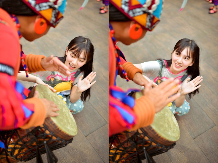 清甜女生游玩记