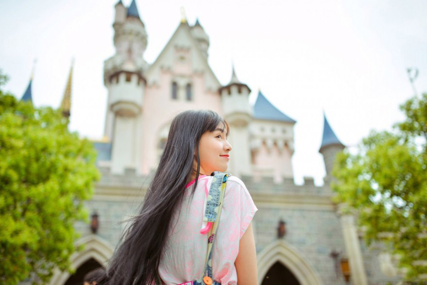 清甜女生游玩记