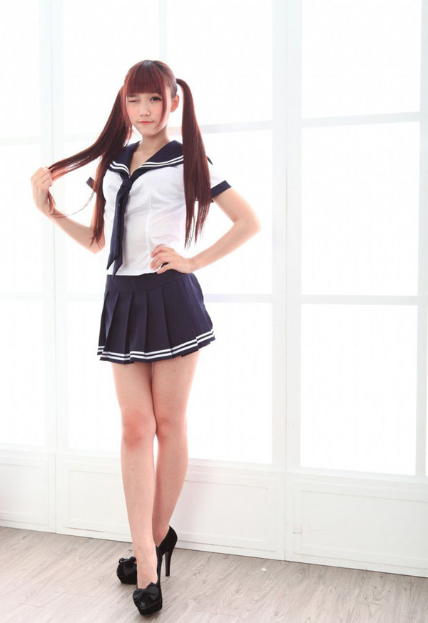 清纯美女纪馨乔回忆高中时代