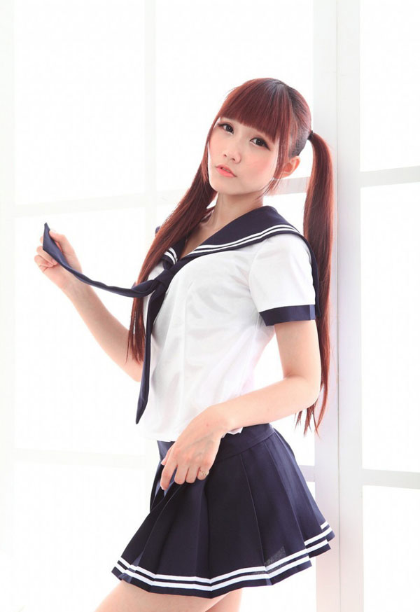 清纯美女纪馨乔回忆高中时代