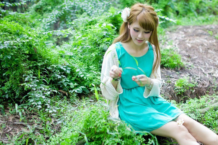 小清新美妞的悠闲生活