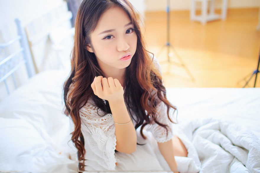 甜美可爱的lisa私房照