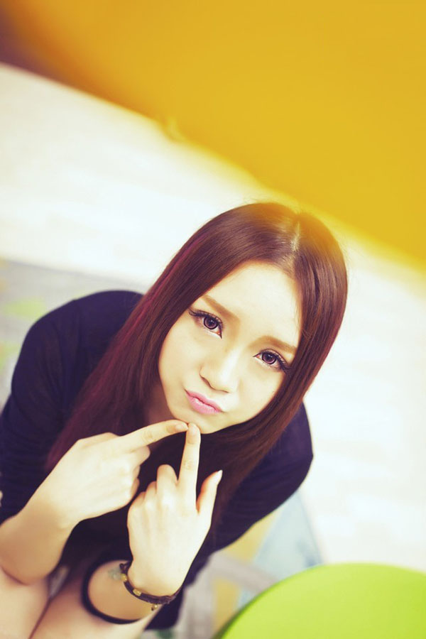 超市偶遇的甜美美女