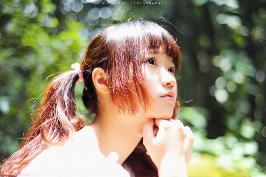 动物园里碰上的清纯美妞