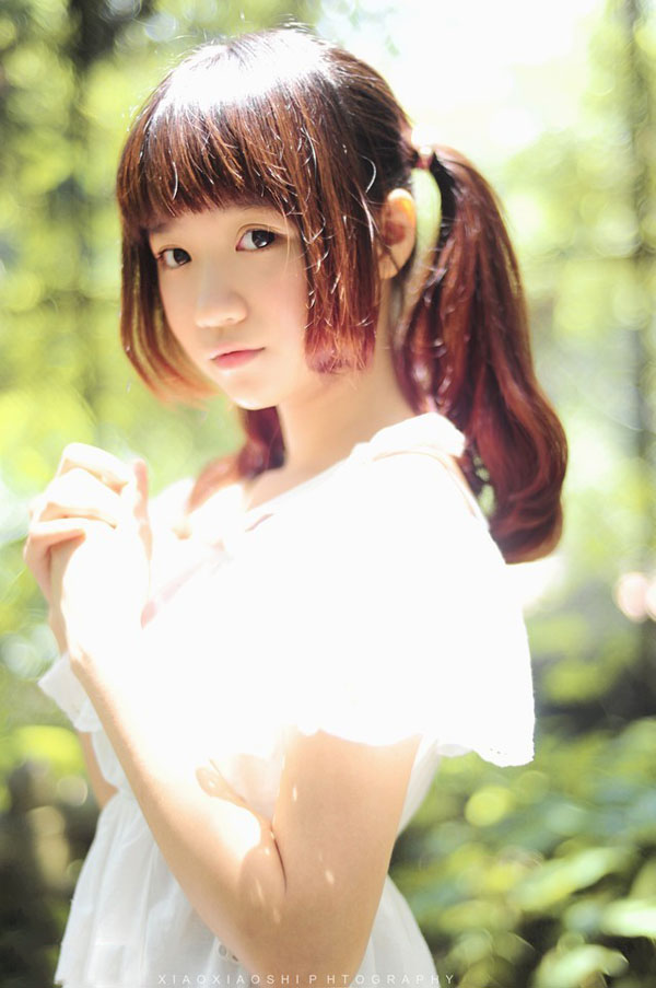 动物园里碰上的清纯美妞