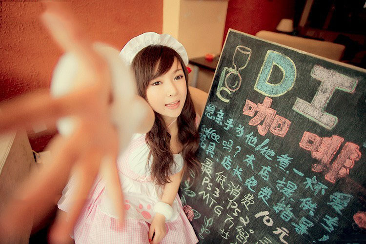 可口咖啡可爱迷人MM