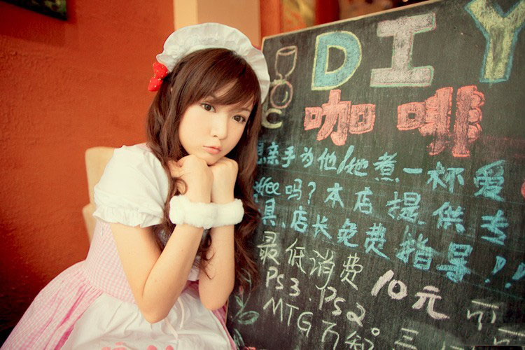 可口咖啡可爱迷人MM