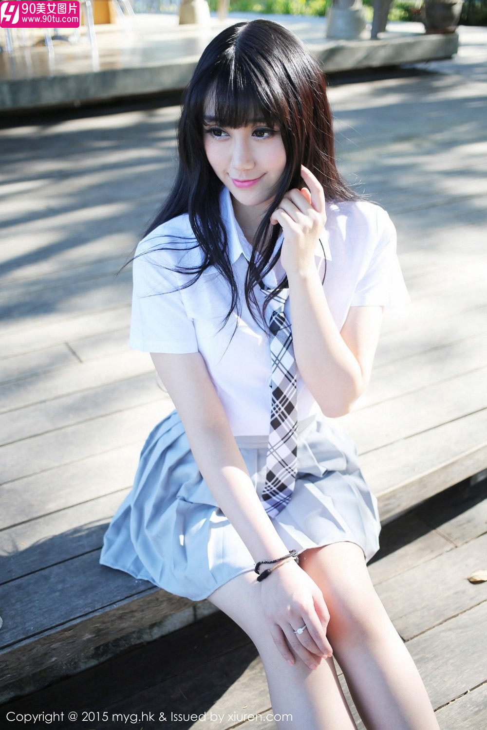 绝色机车妹子杨晓青郊游高清妩媚写真