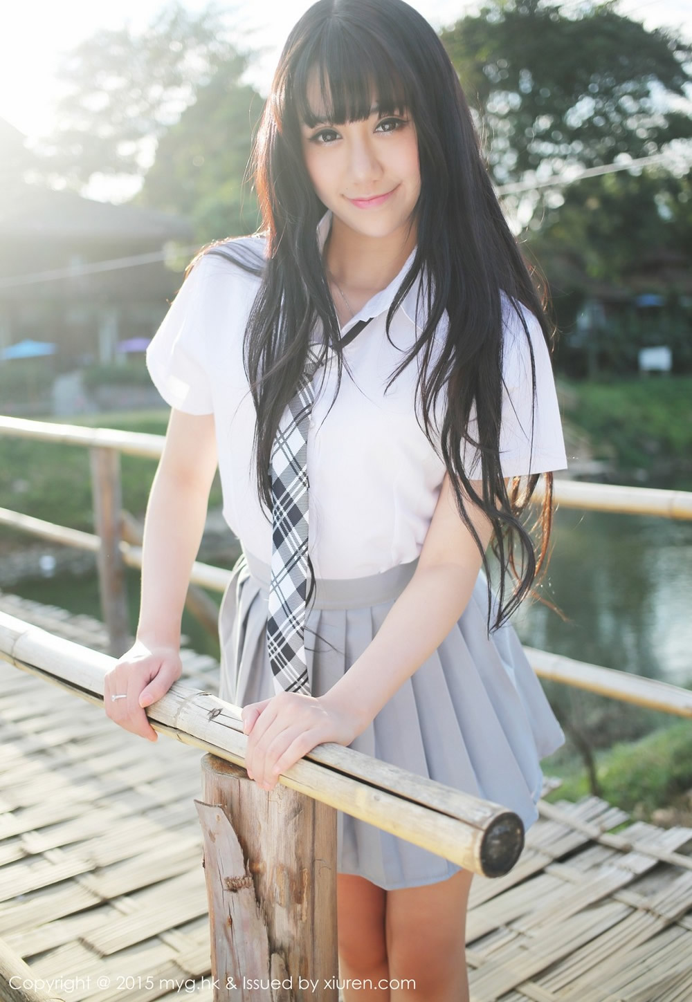 绝色机车妹子杨晓青郊游高清妩媚写真