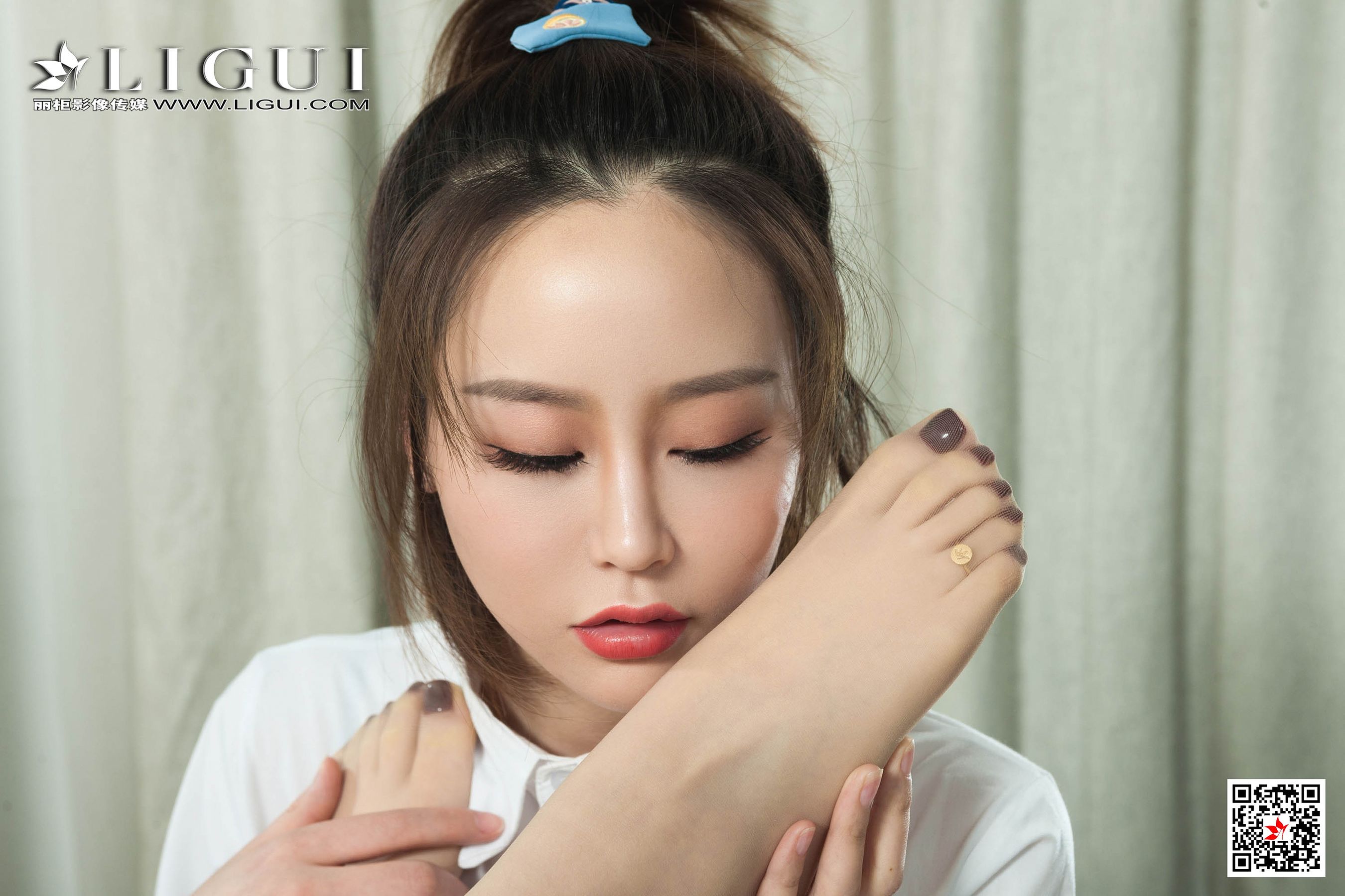 Model 阳阳&amp;洋洋《姐妹花丝足诱惑》 [丽柜Ligui] 写真集