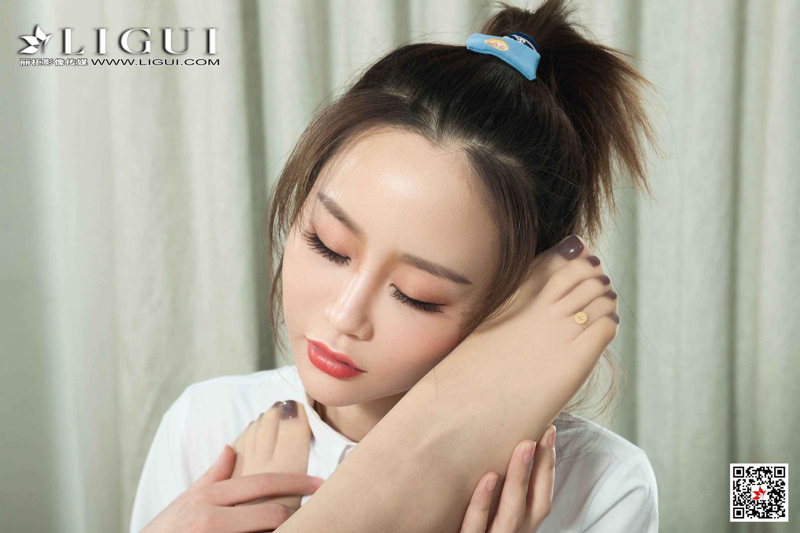 Model 阳阳&amp;洋洋《姐妹花丝足诱惑》 [丽柜Ligui] 写真集