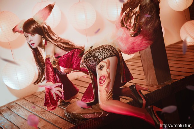 蜜丝公馆花小骨COS王者荣耀阿狸少女妲己