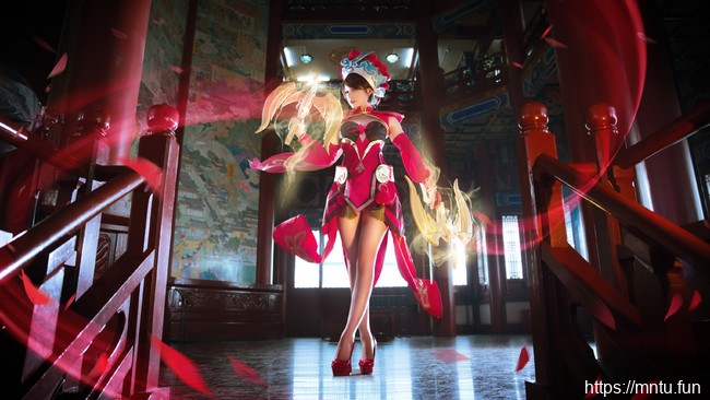 蜜丝公馆花小骨COS王者荣耀霸王别姬虞姬