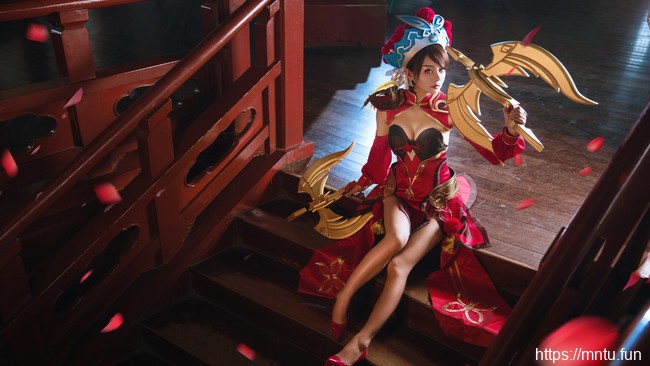 蜜丝公馆花小骨COS王者荣耀霸王别姬虞姬