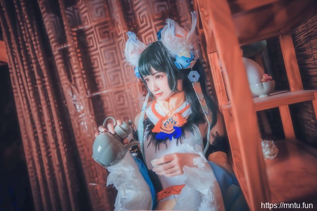 萌系萝莉兮小稚COSPLAY阴阳师手游花鸟卷