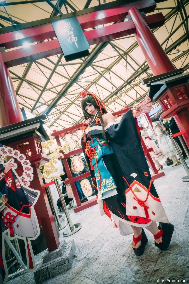 古风萝莉魔王想COSPLAY阴阳师手游彼岸花