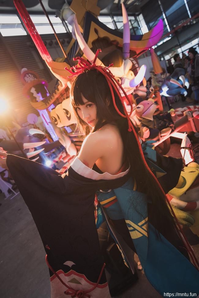 古风萝莉魔王想COSPLAY阴阳师手游彼岸花